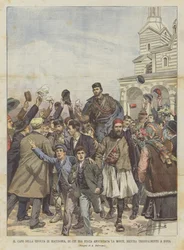 The Leader of the Revolt in Macedonia, Whose Death Was Announced, Triumphantly Returns to Sofia